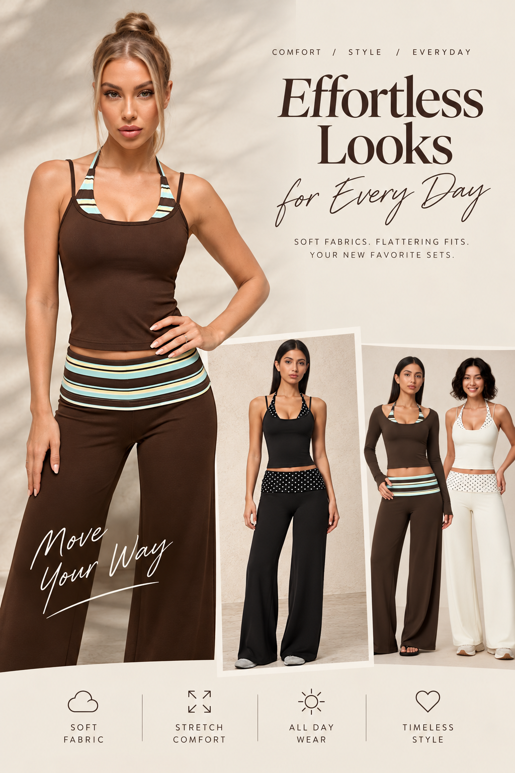 Ameshi Y2K Halter 2-Piece Set