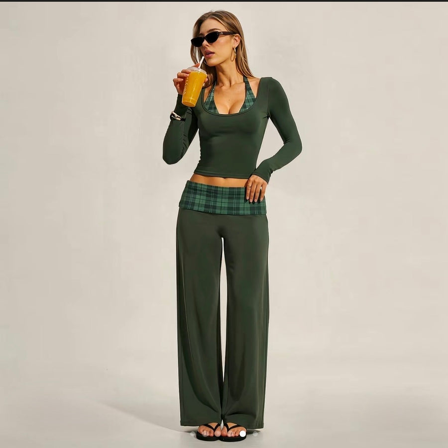Ameshi Y2K Autumn Layered Set