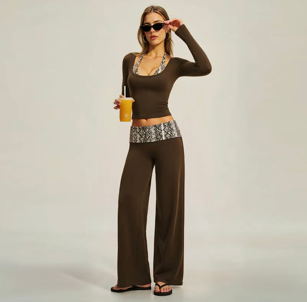 Ameshi Y2K Autumn Layered Set