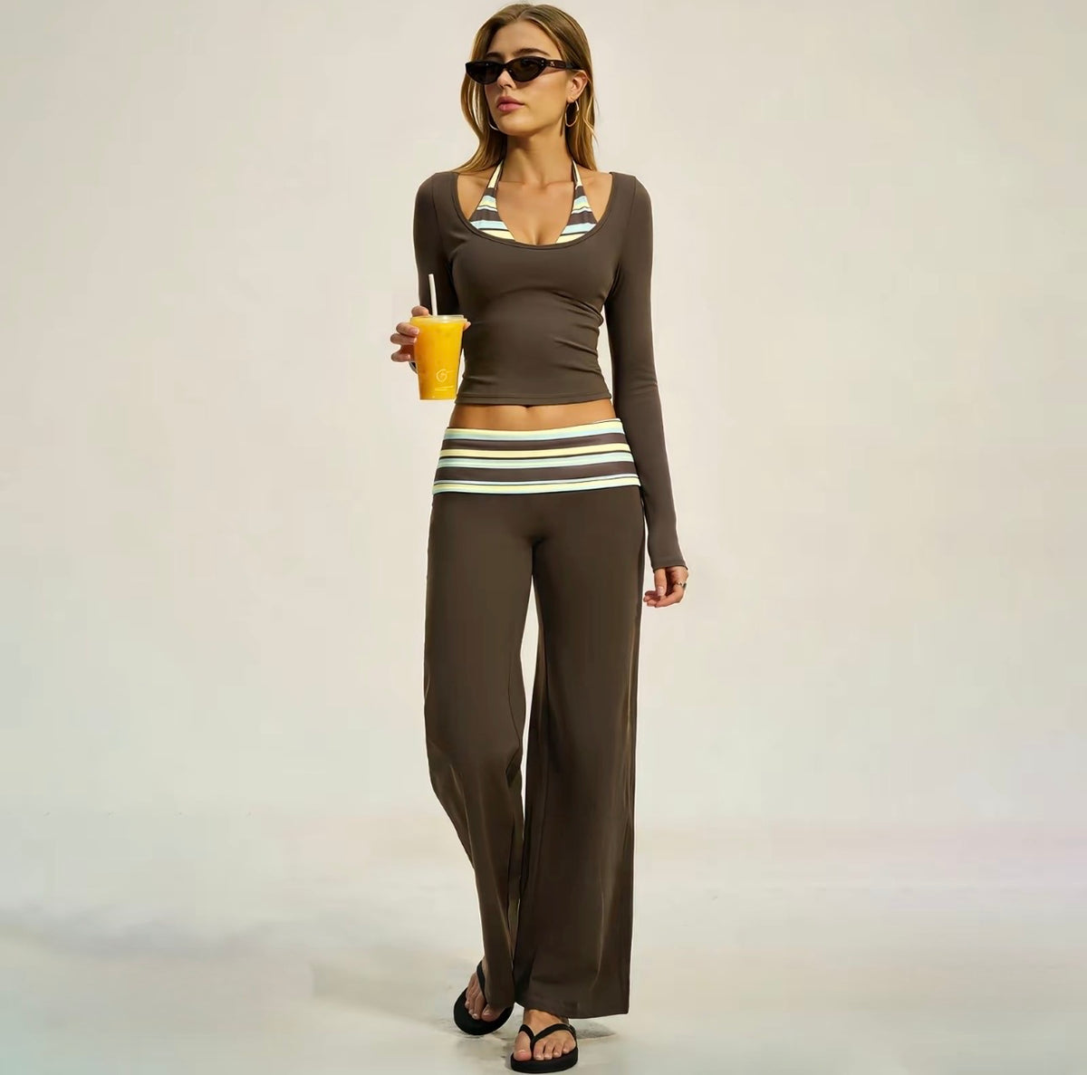 Ameshi Y2K Autumn Layered Set
